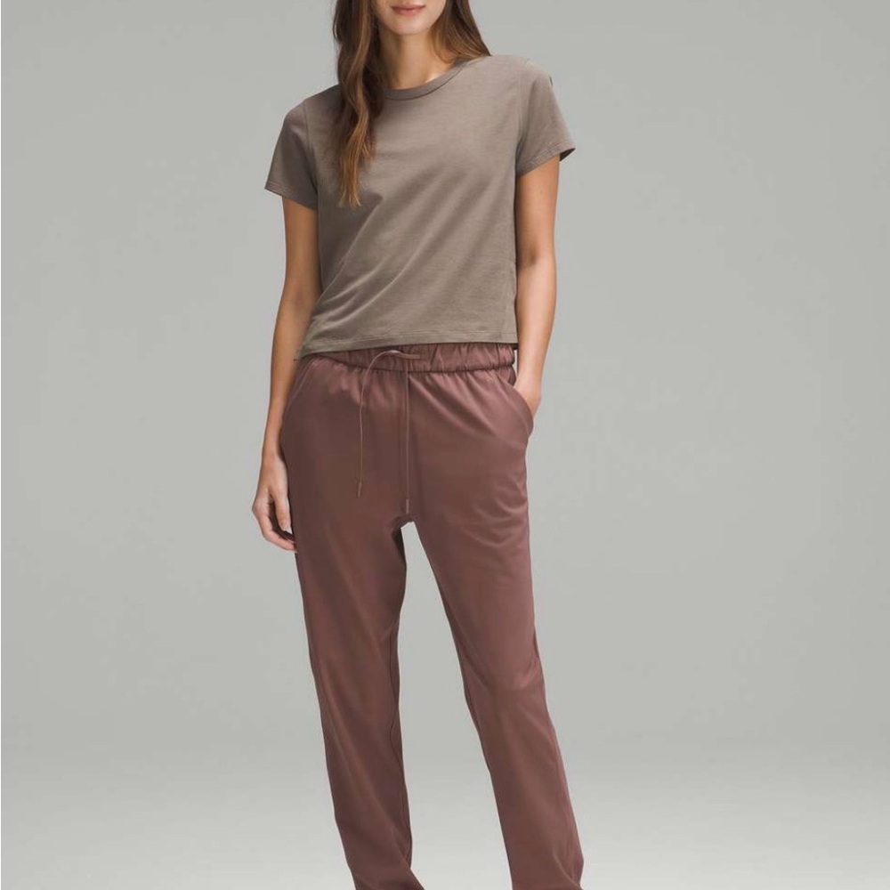 Lululemon Stretch High Rise Jogger in Dark Oxide